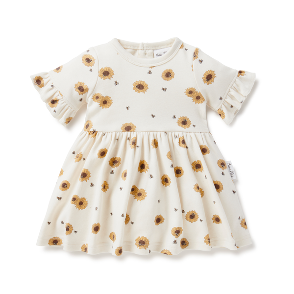Aster & Oak Sunflower Skater Dress