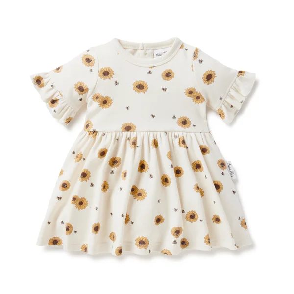Aster & Oak Sunflower Skater Dress