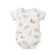 Aster & Oak Savanna AOP Onesie-bodysuits-and-rompers-Bambini