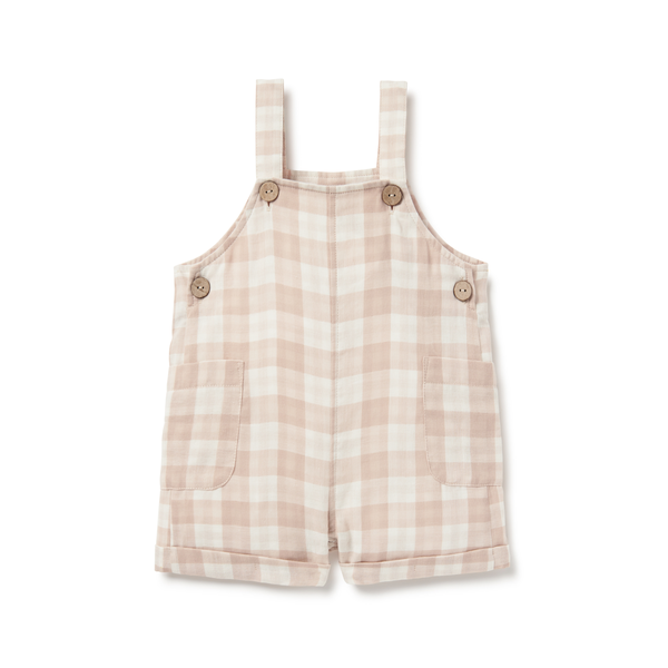 Aster & Oak Gingham Overalls