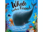 Whale Finds A Friend Book-girl-Bambini