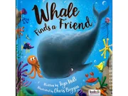 Whale Finds A Friend Book-girl-Bambini