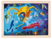 Hape Double Sided Ocean Rescue Colour Puzzle -toys-Bambini