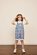 Goldie + Ace Burton Fruit Tingle Denim Overalls