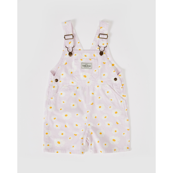 Goldie + Ace Burton Dancing Daisy Denim Overalls