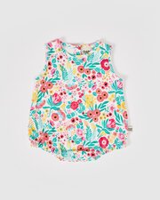 Goldie + Ace Native Botanical Bubble Romper-bodysuits-and-rompers-Bambini