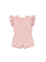 Huxbaby Smile Floral Frill Playsuit-jumpsuits-and-overalls-Bambini