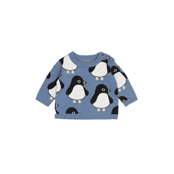 Huxbaby Penguin Knit Jumper