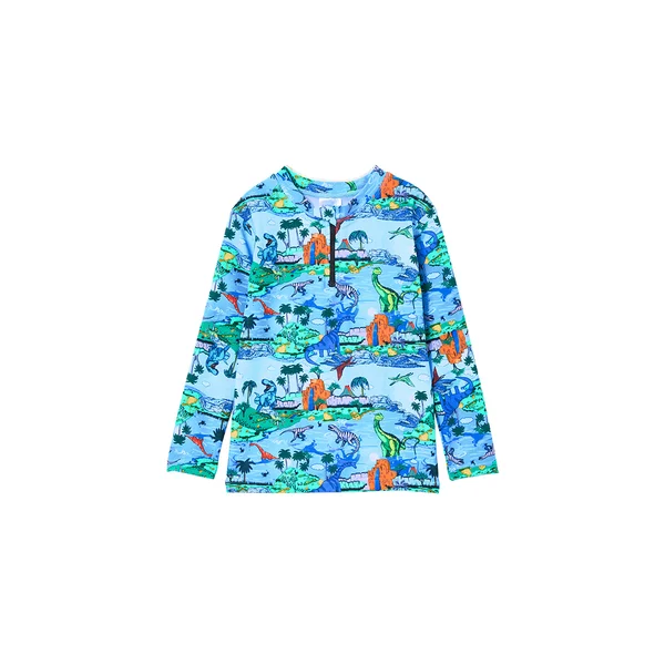 Milky Dinosaur Rash Vest