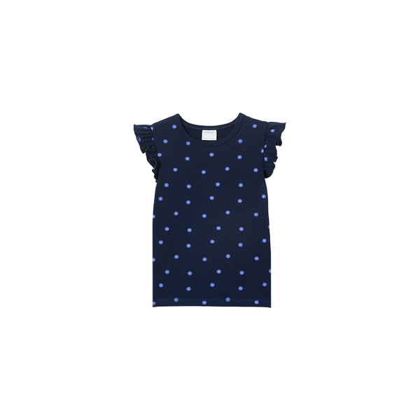 Milky Navy Frill Tee