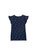 Milky Navy Frill Tee