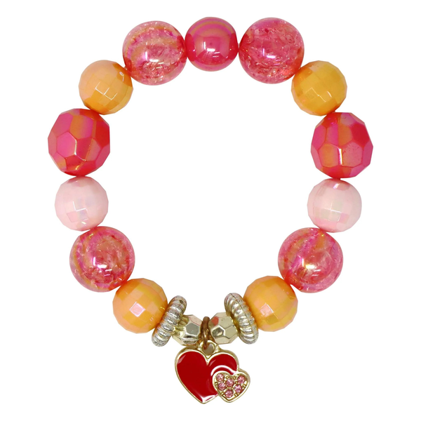 Pink Poppy Unicorn Love Bracelet