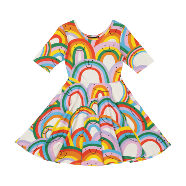 Rock Your Kid Rainbows Mabel Dress