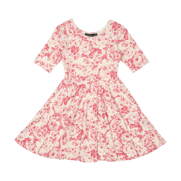 Rock Your Kid Floral Toile Mabel Dress