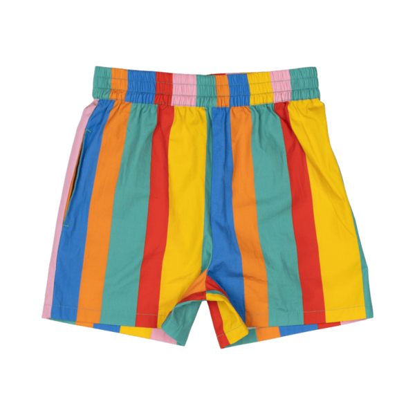 Rock Your Kid Rainbow Stripes Shorts