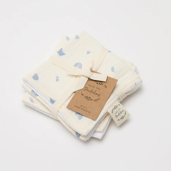 Over The Dandelions Wash Cloths Set of 2
