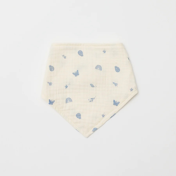 Over The Dandelions Muslin Bib