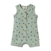 Wilson & Frenchy Rib Growsuit-bodysuits-and-rompers-Bambini