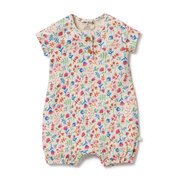 Wilson & Frenchy Crinkle Henley Playsuit-bodysuits-and-rompers-Bambini