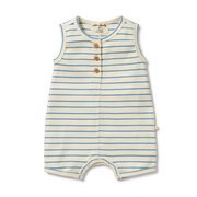 Wilson & Frenchy Henley Growsuit-bodysuits-and-rompers-Bambini