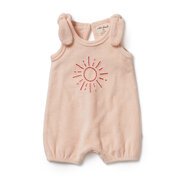 Wilson & Frenchy Terry Tie Playsuit-bodysuits-and-rompers-Bambini