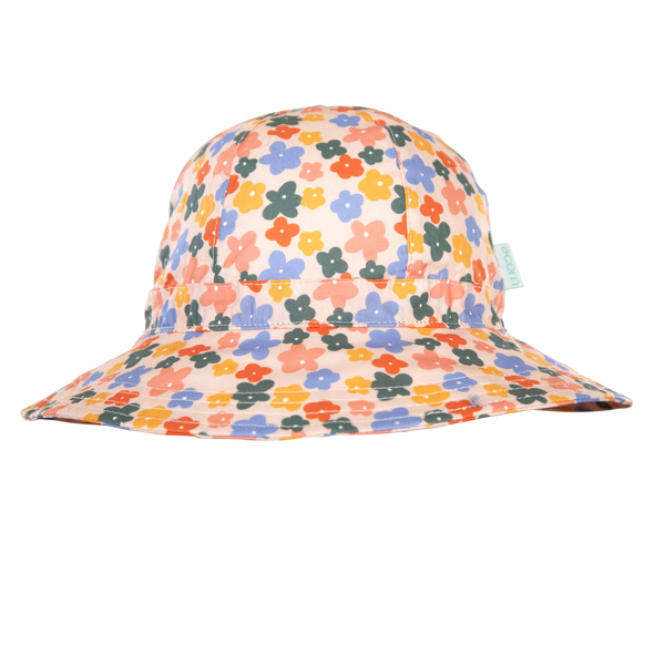 Acorn Flower Field Wide Brim Hat