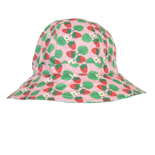 Acorn Strawb Wide Brim Reversible Hat