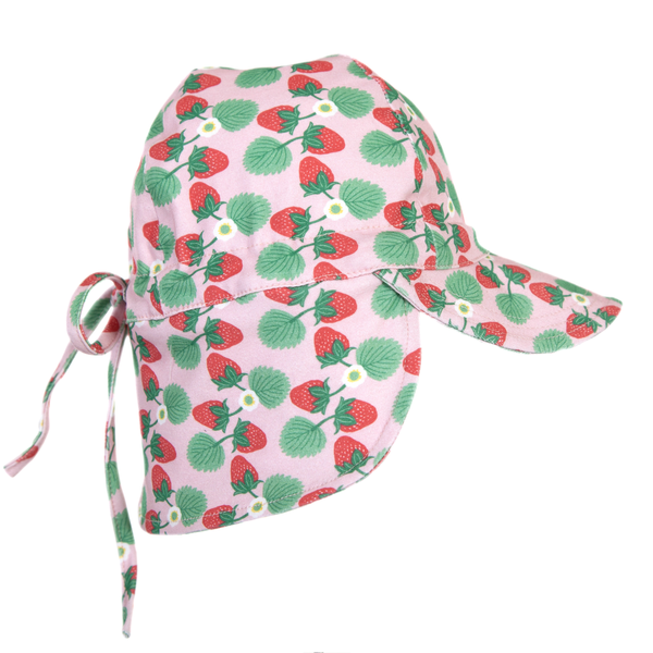 Acorn Strawberry Flap Hat