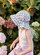 Acorn Gingham Wide Brim Hat