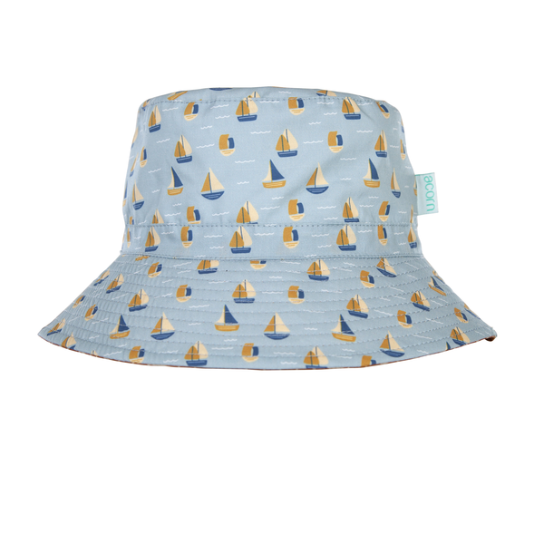 Acorn Sail the Bay Wide Brim Bucket Hat