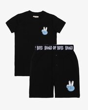 Band Of Boys Peace Out Waffle PJ Set-sleepwear-Bambini