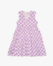 The Girl Club Checker Cross Over Dress-dresses-and-skirts-Bambini