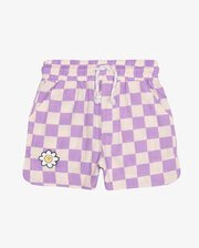 The Girl Club Muslin Checker Shorts-pants-and-shorts-Bambini