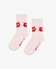 The Girl Club Meow Cat Scallop Socks-underwear-and-socks-Bambini
