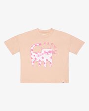 The Girl Club Maddie's Meow Cat Tee-tops-Bambini