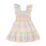 Rock Your Kid Rainbow Plaid Dress