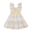 Rock Your Kid Rainbow Plaid Dress