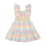 Rock Your Kid Rainbow Plaid Dress
