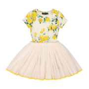 Rock Your Kid Yellow Roses Circus Dress-dresses-and-skirts-Bambini