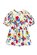 Milky Hibiscus Poplin Dress