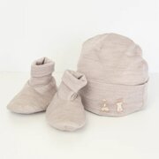 Merino Kids Bootie & Beanie Set-footwear-Bambini