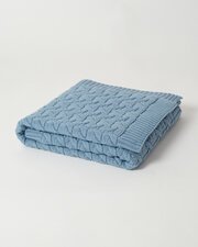 Babu Cable Knit Blanket-sleepwear-and-bedding-Bambini