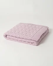 Babu Cable Knit Blanket-sleepwear-and-bedding-Bambini