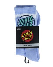 Santa Cruz Tye Dye Dot Crew Sock 2 Pack-underwear-and-socks-Bambini