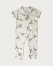 Babu Cotton Zipsuit Native Forest-bodysuits-and-rompers-Bambini