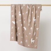 Over The Dandelions Woodlands Cotton Blanket-sleepwear-and-bedding-Bambini