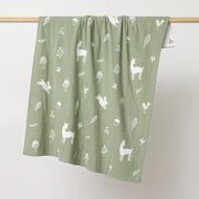 Over The Dandelions Woodlands Cotton Blanket-sleepwear-and-bedding-Bambini