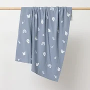 Over The Dandelions Enchanted Garden Cotton Blanket-sleepwear-and-bedding-Bambini