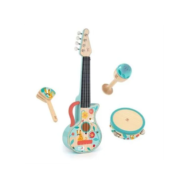 Hape 4 in 1 Ukulele Percussion Set