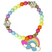 Pink Poppy Daisy Rainbow Bracelet-jewellery-Bambini